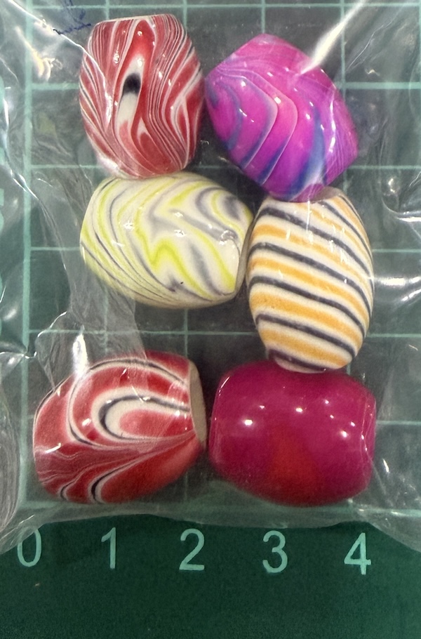 Bead Oval 20x15mm Mix